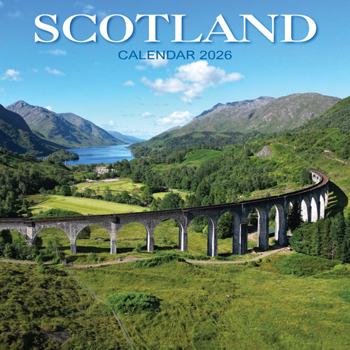 2026 Scotland Calendar By Penny Black
