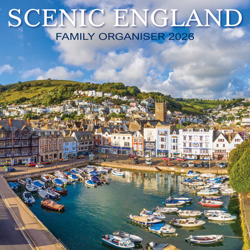 2026 Scenic England Family Organiser Calendar By Penny Black