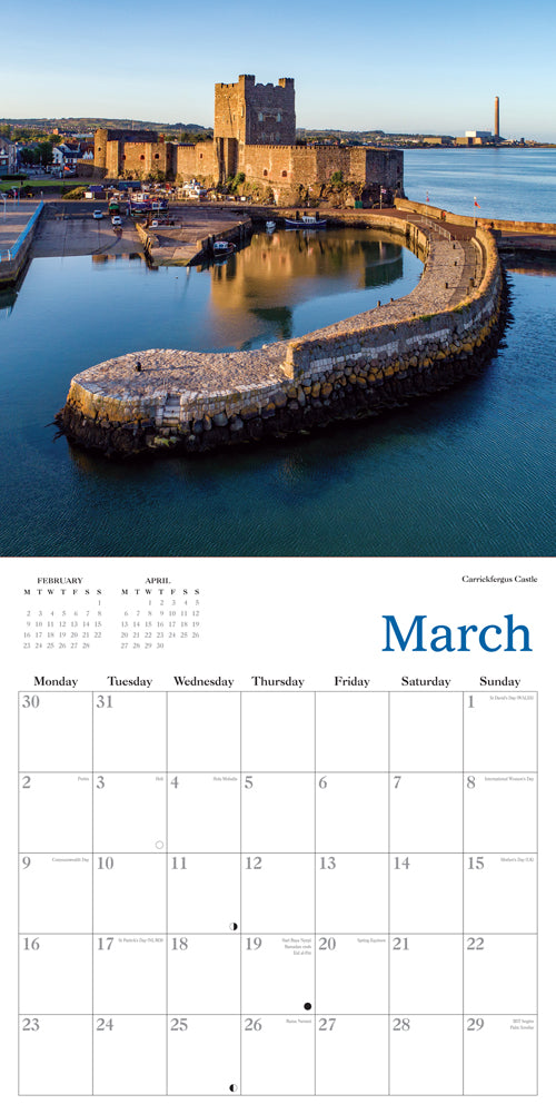 2026 Beautiful Northern Ireland Calendar By Penny Black