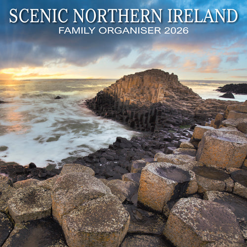 Scenic Northern Ireland Family Organiser 2026 Calendar By Penny Black