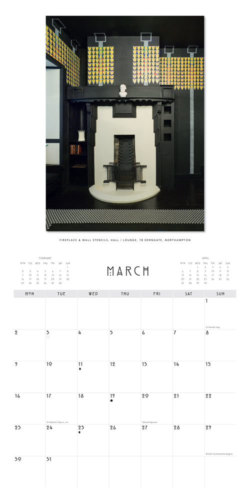 2026 Charles Rennie Mackintosh Calendar By Penny Black