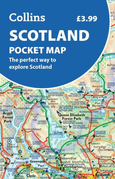 Scotland Pocket Map by penny black