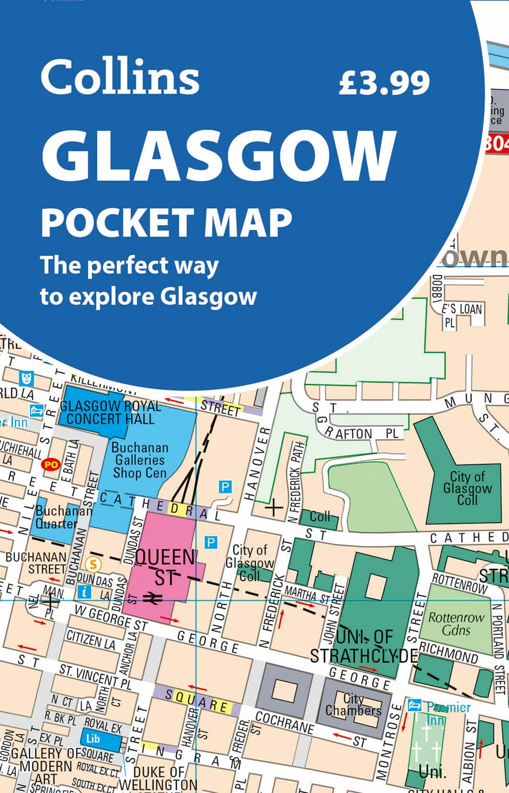 Glasgow Pocket Map by penny black