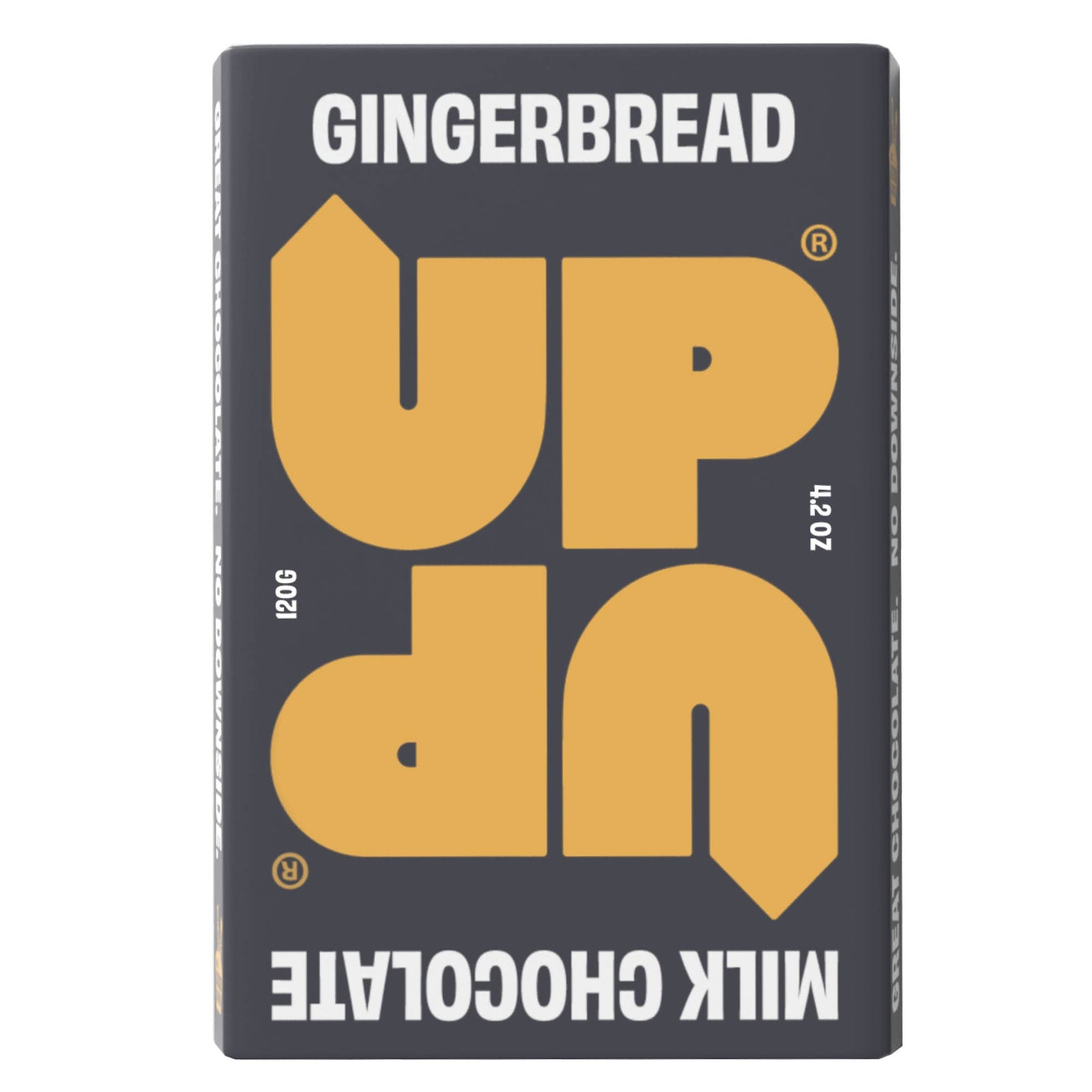 UP-UP Ethical Gingerbread Milk Chocolate Bar 120g by penny black