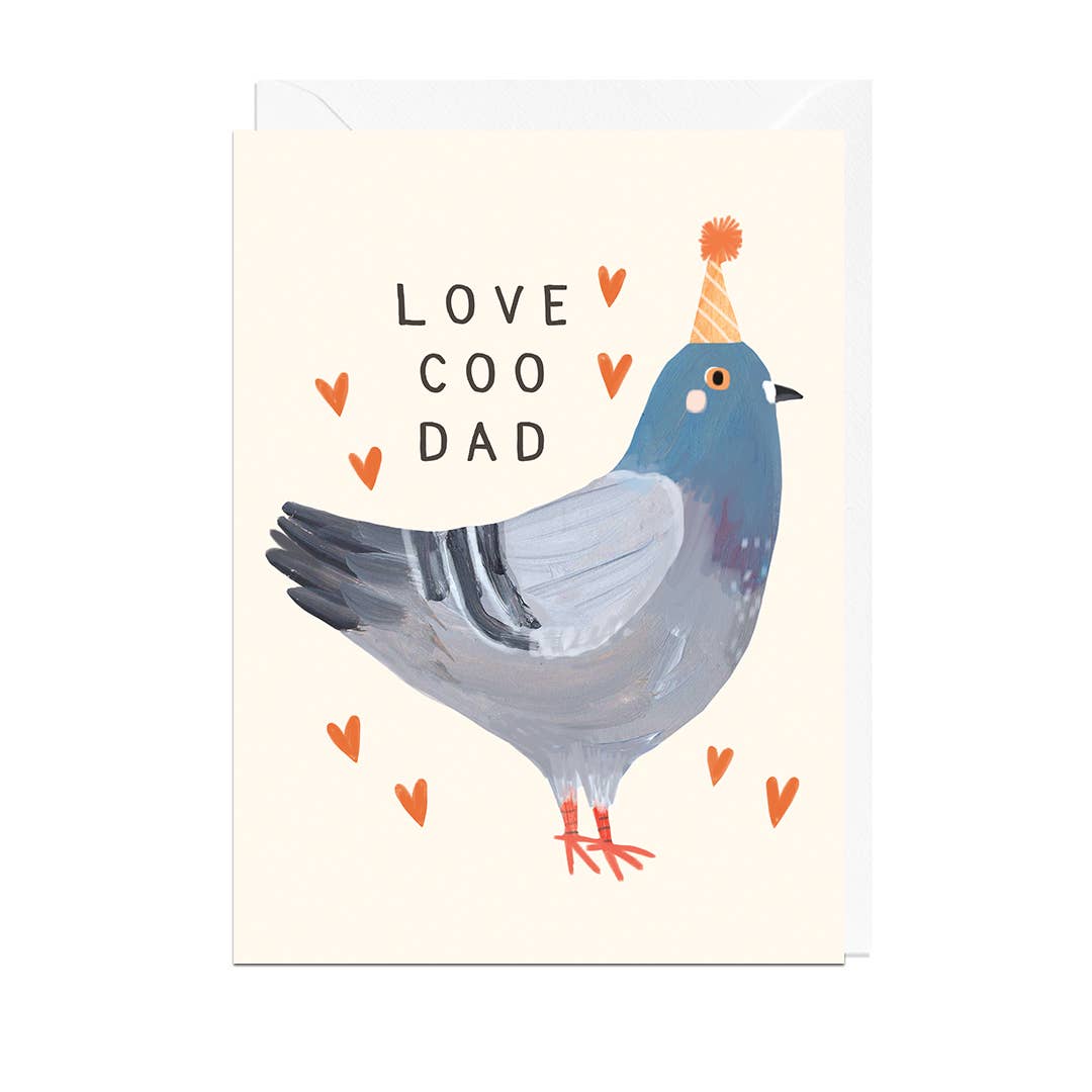 Love Coo Dad Pigeon Card