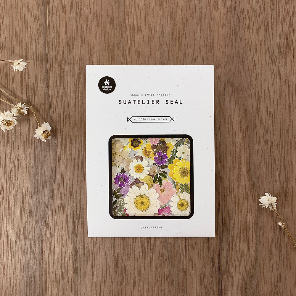 Suatelier No 1524 Dear Flower Sticker Set By Penny Black
