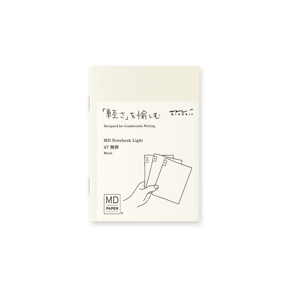 Midori MD Notebook Light - A7 - 3 Pack By Penny Black