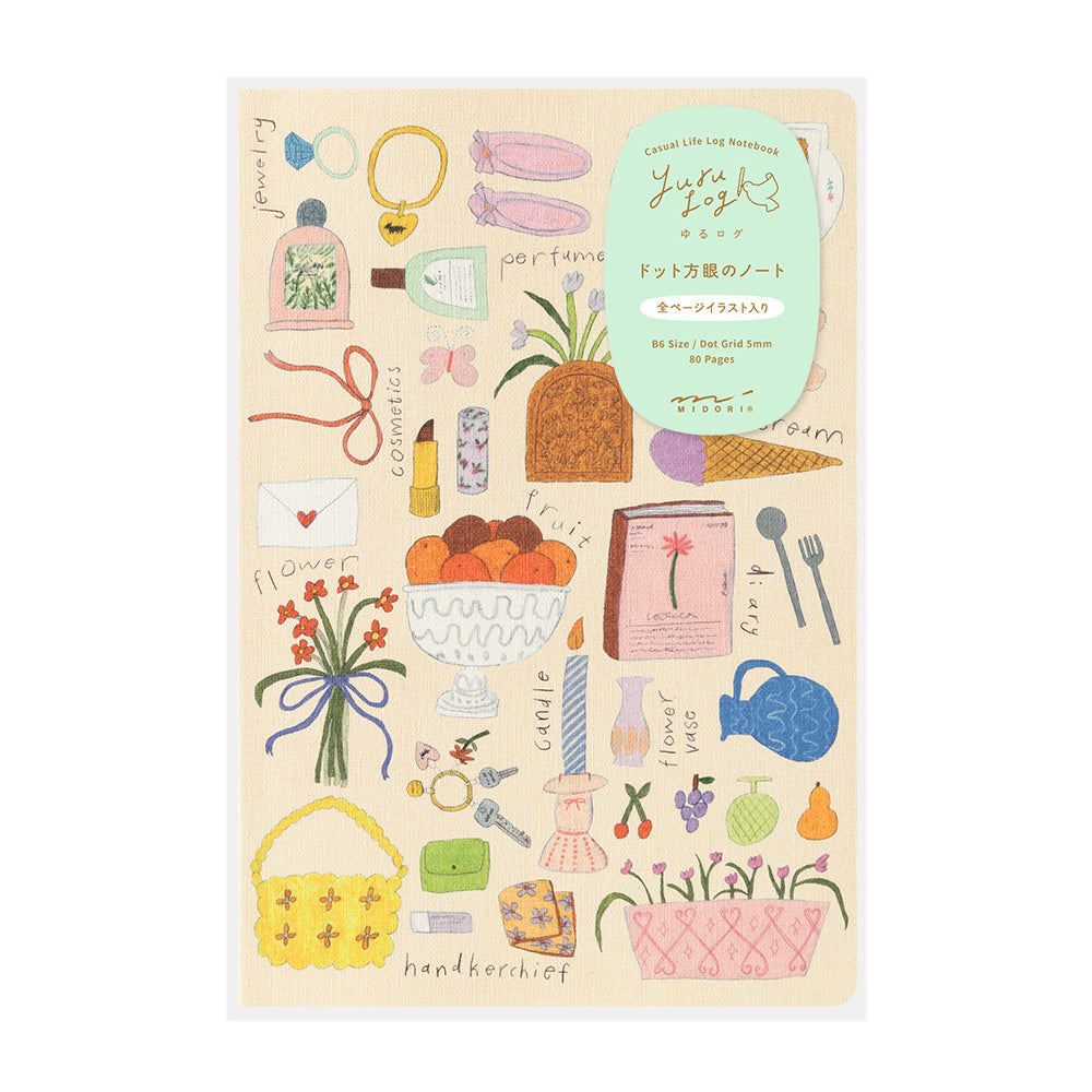 Midori Yuru Log B6 Notebook - My Life By Penny Black