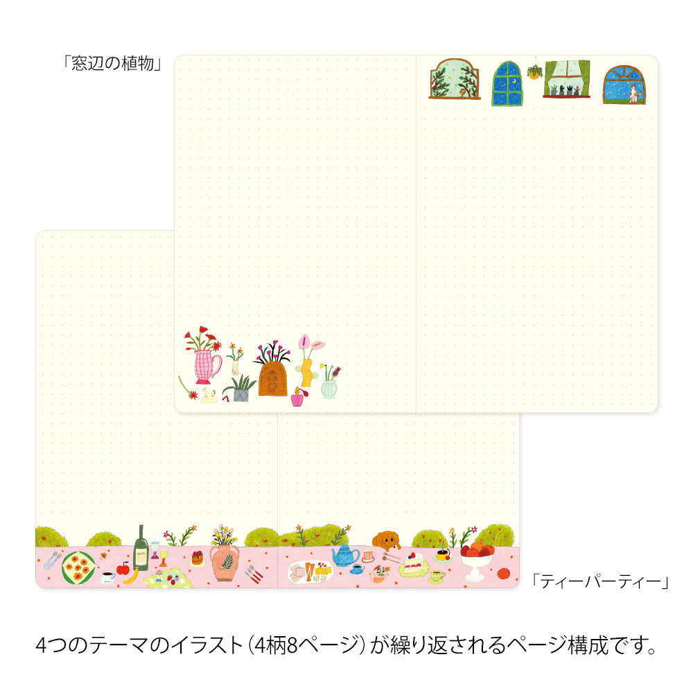 Midori Yuru Log B6 Notebook - My Life By Penny Black