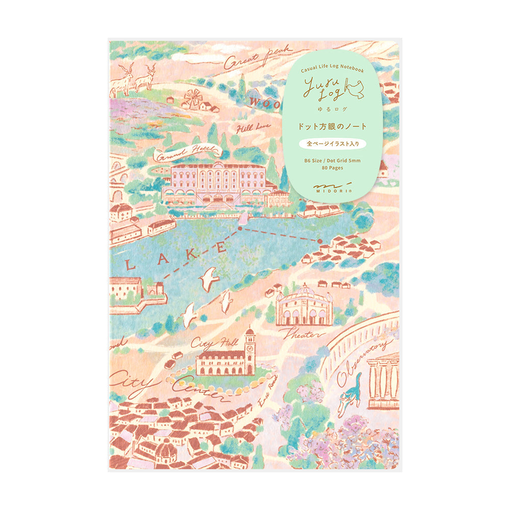 Midori Yuru Log B6 Notebook - Travel & Hotel By Penny Black