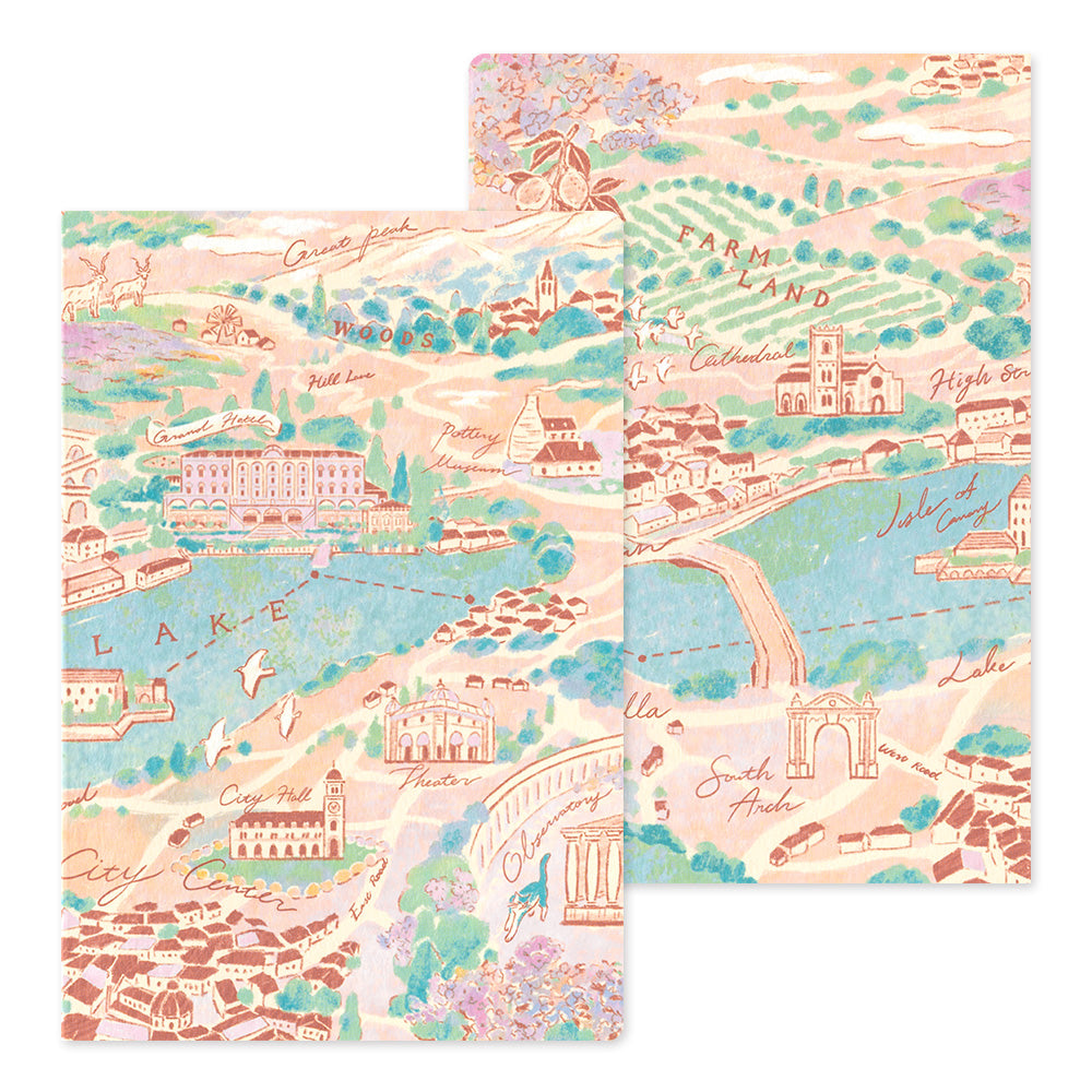 Midori Yuru Log B6 Notebook - Travel &amp; Hotel By Penny Black