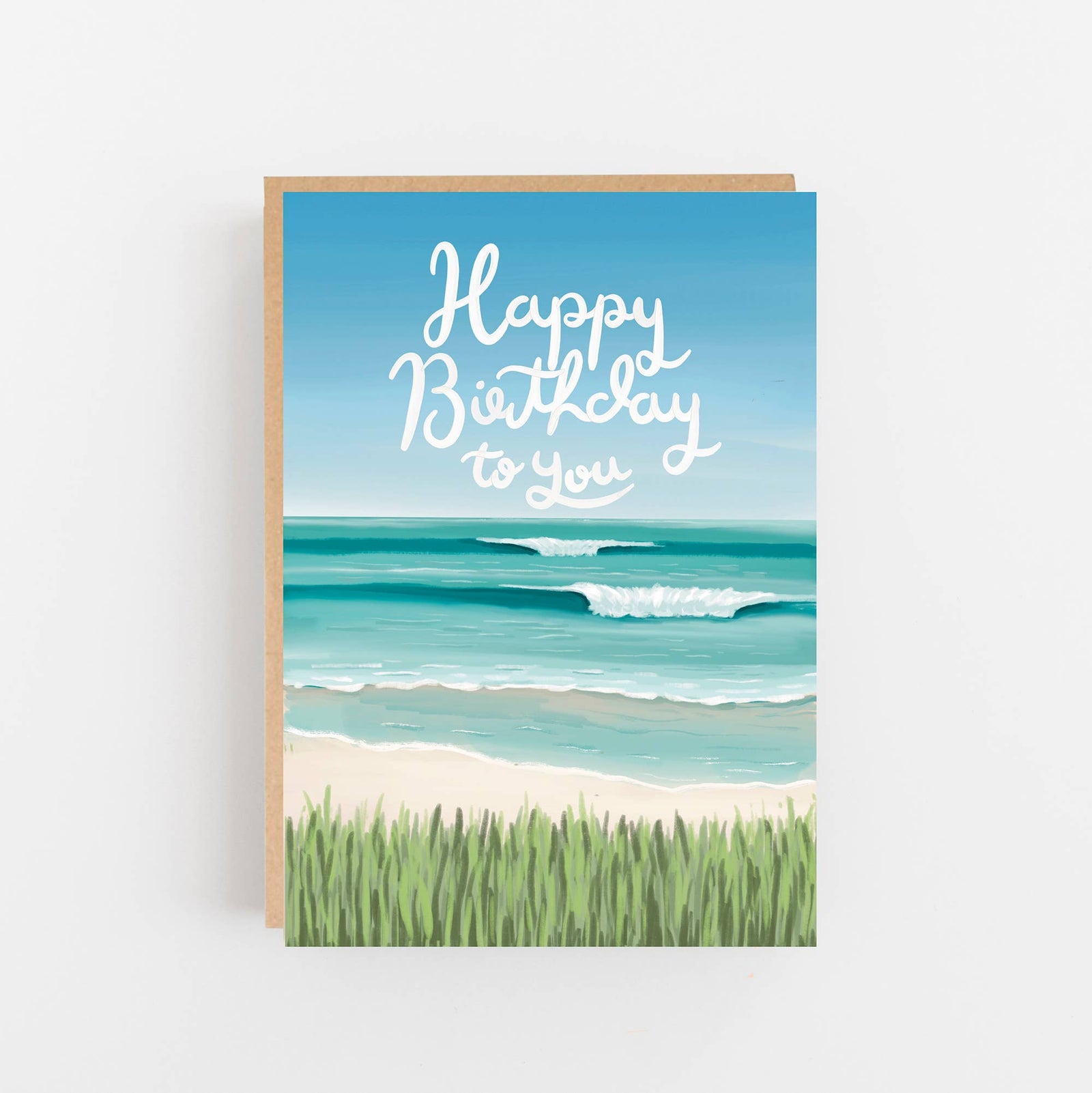 Seaside Birthday Card by lomond paper co at penny black