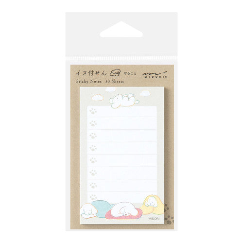 Midori Sticky Notes - To Do - Grey Dog By Penny Black