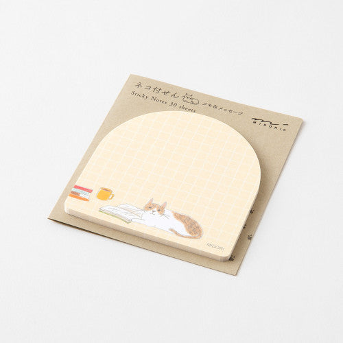 Midori Sticky Notes - Book & Cat By Penny Black