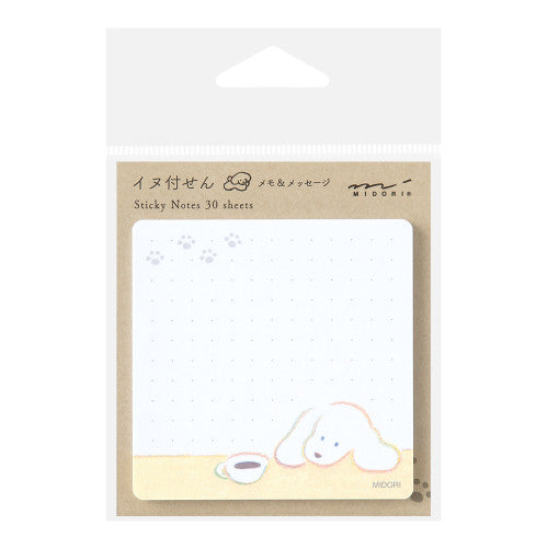 Midori Sticky Notes - Coffee & Dog By Penny Black