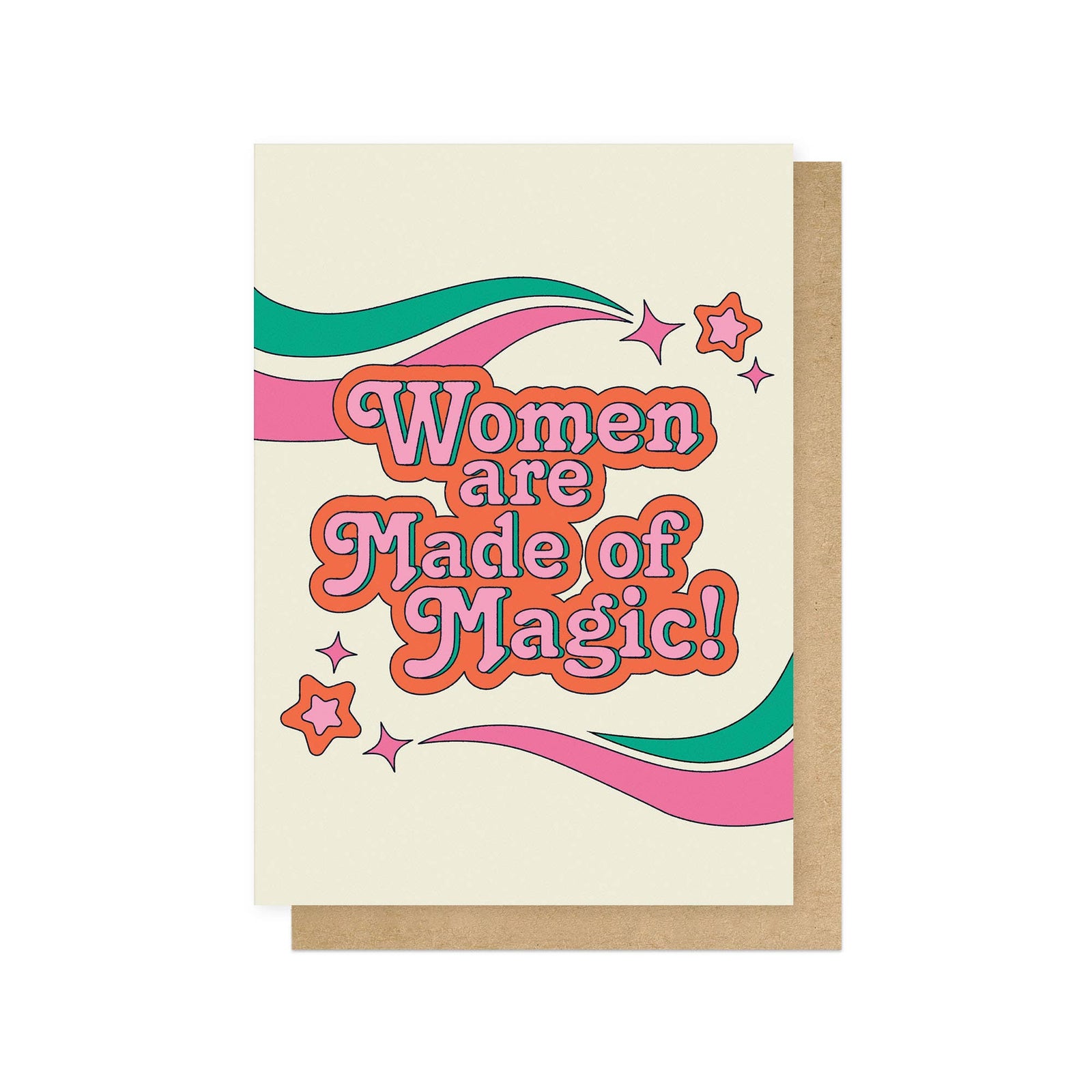 Women are Made of Magic Retro Friendship Card by penny black