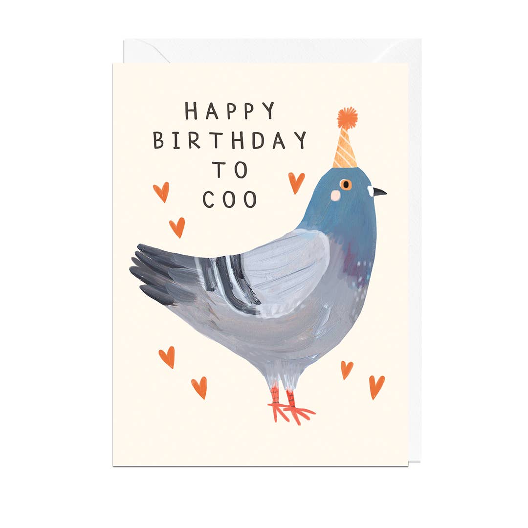 Happy Birthday to Coo Pigeon Card by penny black