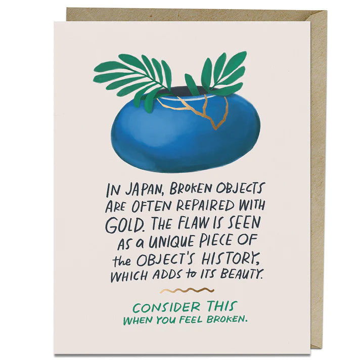 Broken Objects Empathy Card by Em&Friends from Penny Black