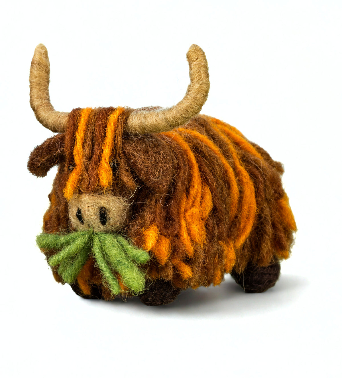 Highland Cow Wool Felt Handmade Hanging Decoration