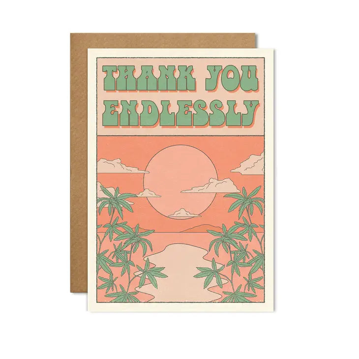 Thank You Endlessly Desert Oasis Card by penny black