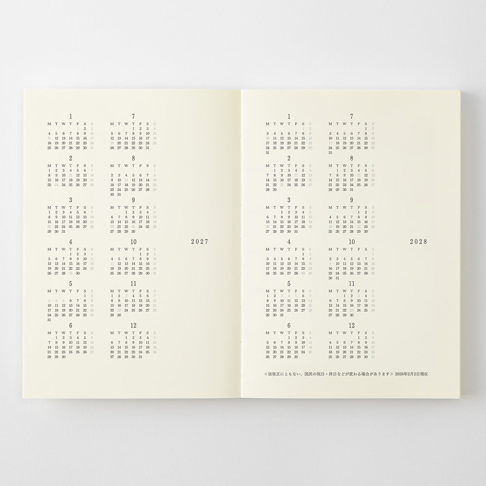 MD Notebook Diary 2027 | Penny Black | Stylish & Practical Stationery For Everyday Joy