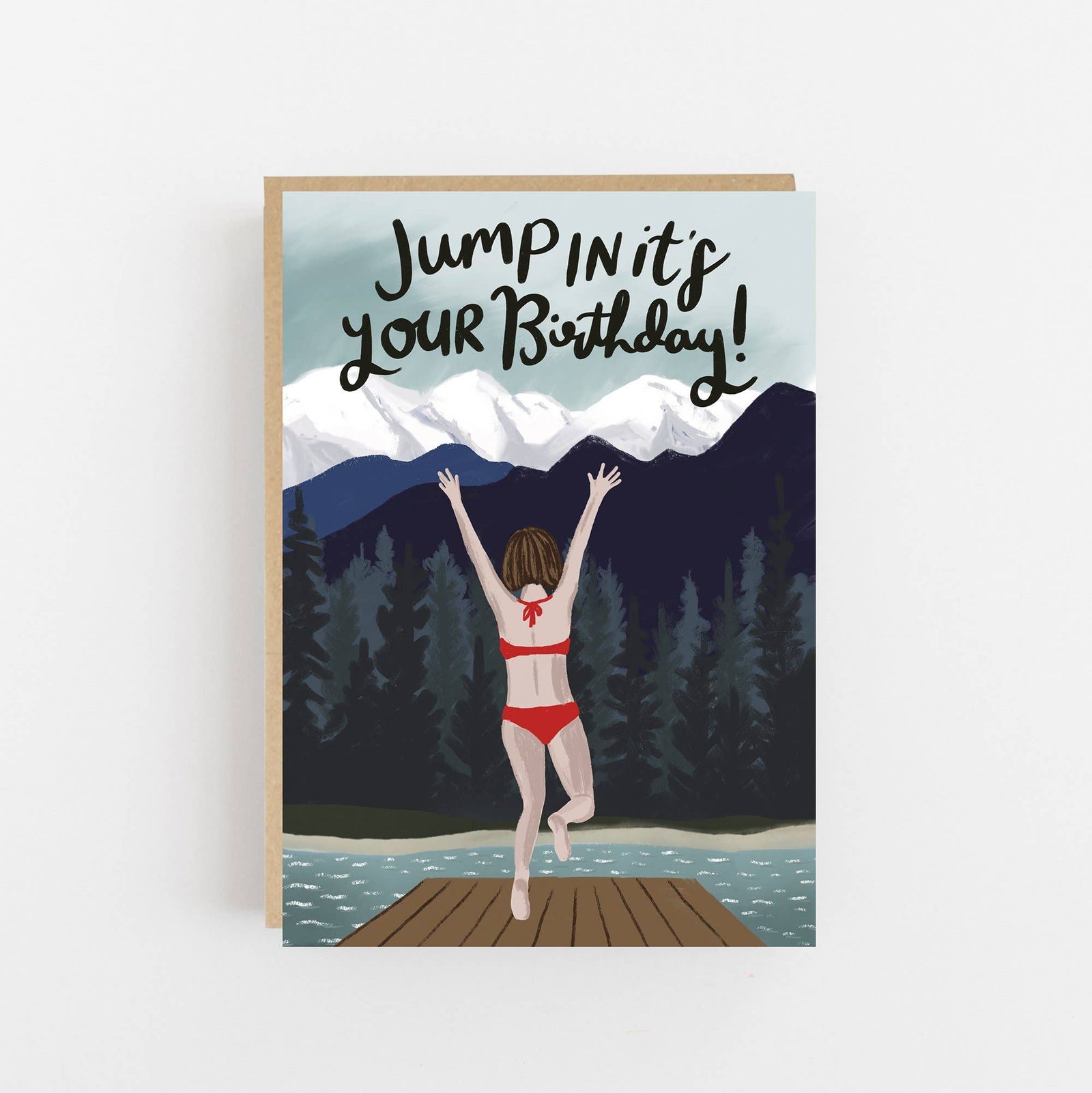 Jump In Loch Dip Birthday Cardby lomond paper co at penny black