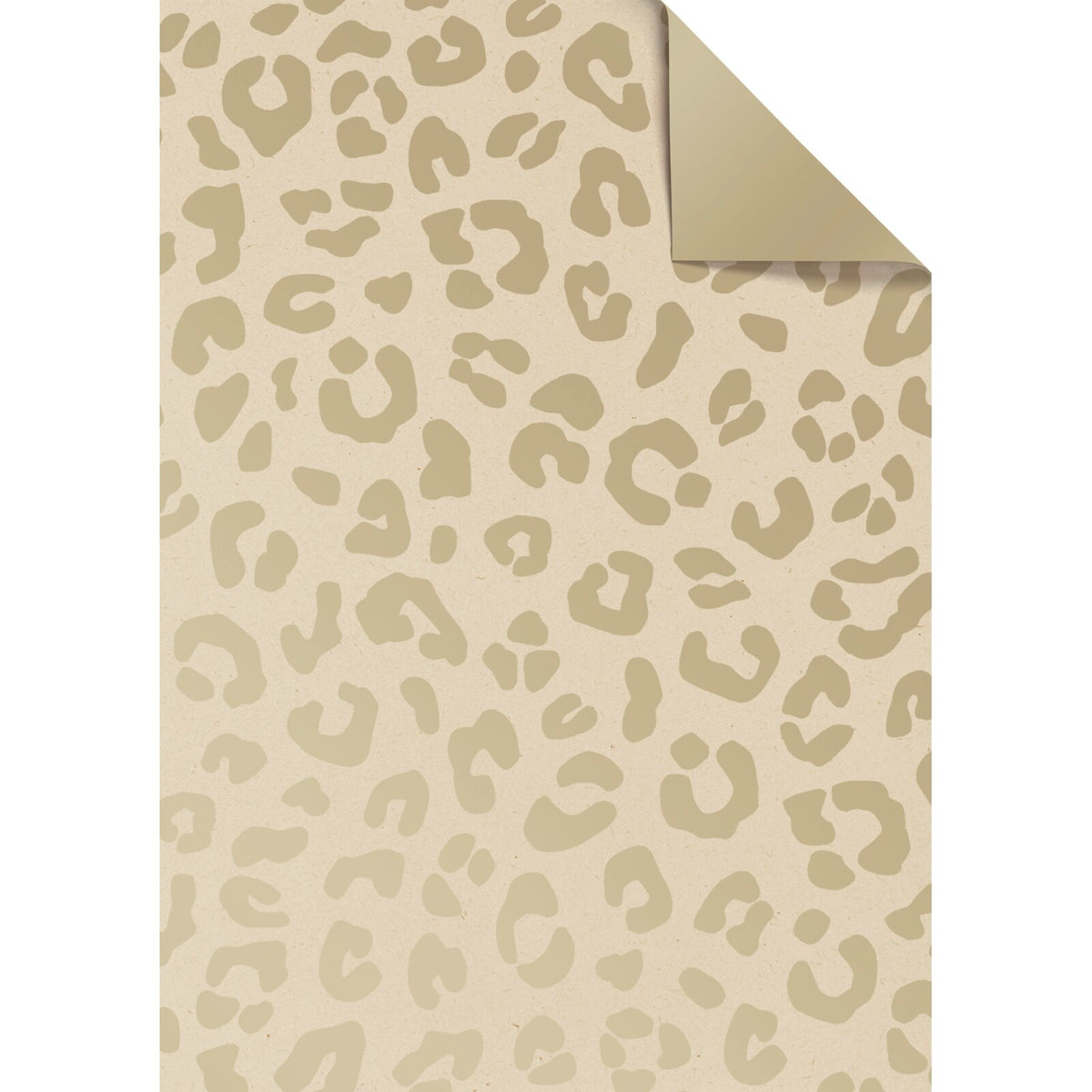 Beda Gold Leopard Single Wrapping Paper Sheet by penny black