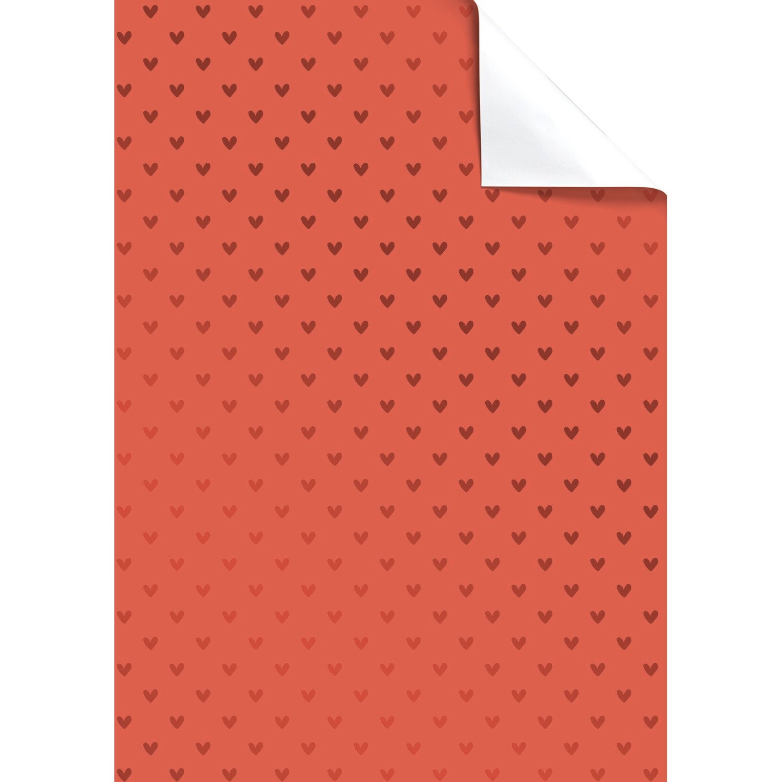 Zisa Red Heart Single Wrapping Paper Sheet by penny black