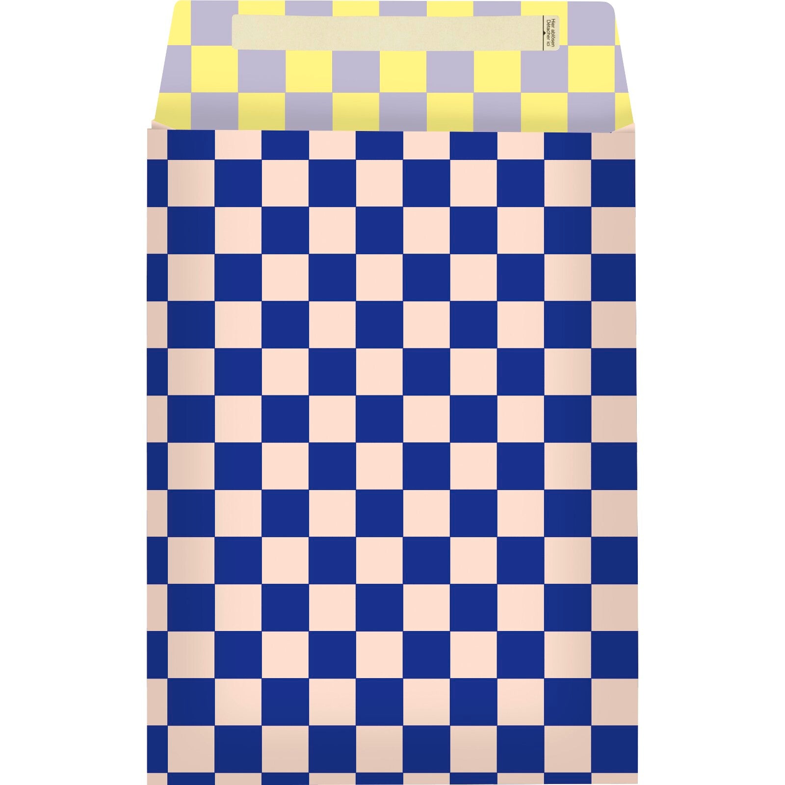 Artem Check Envelope Gift Bag by penny black