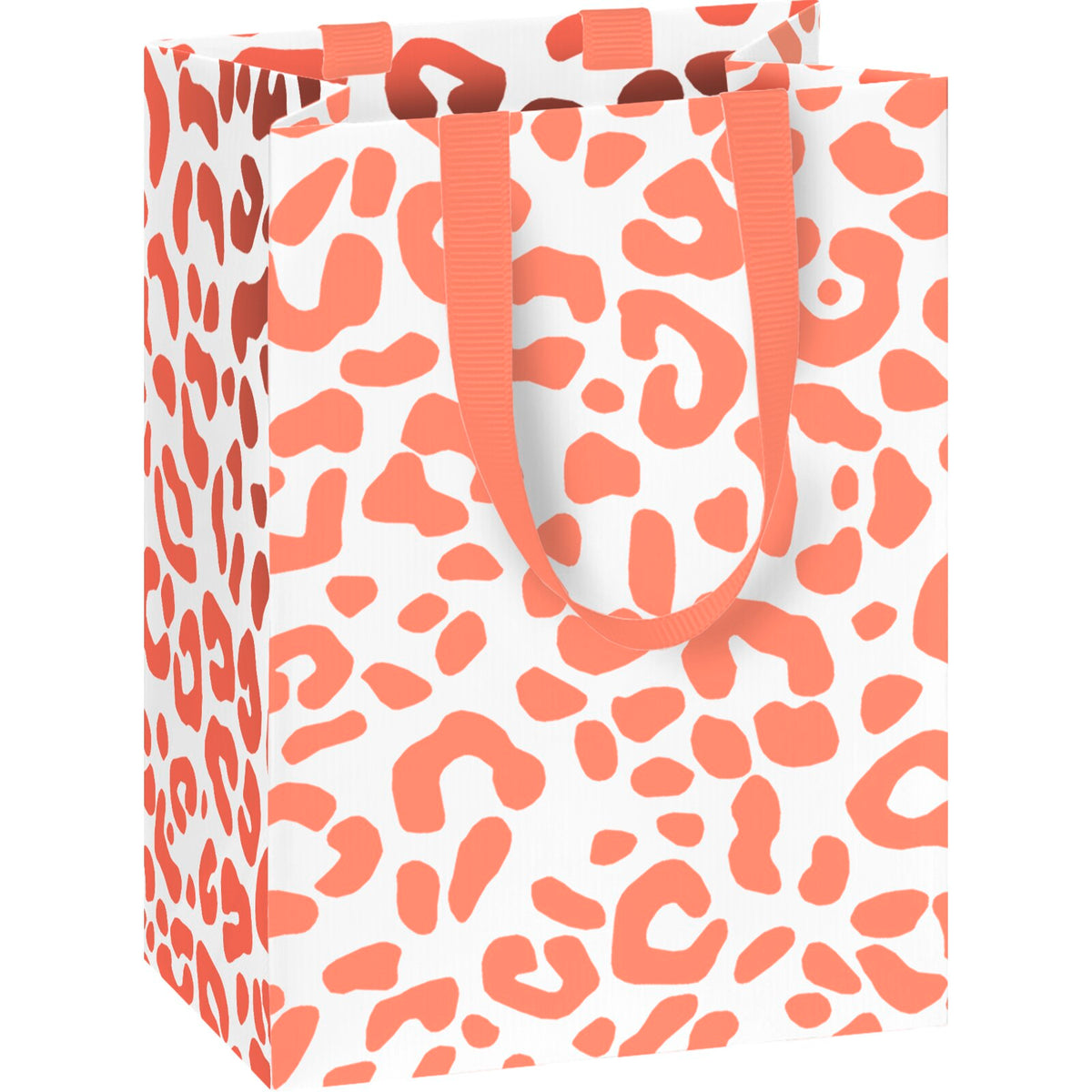 Forby Birthday Graffiti Mini Gift Bag - peach leopard print at penny black