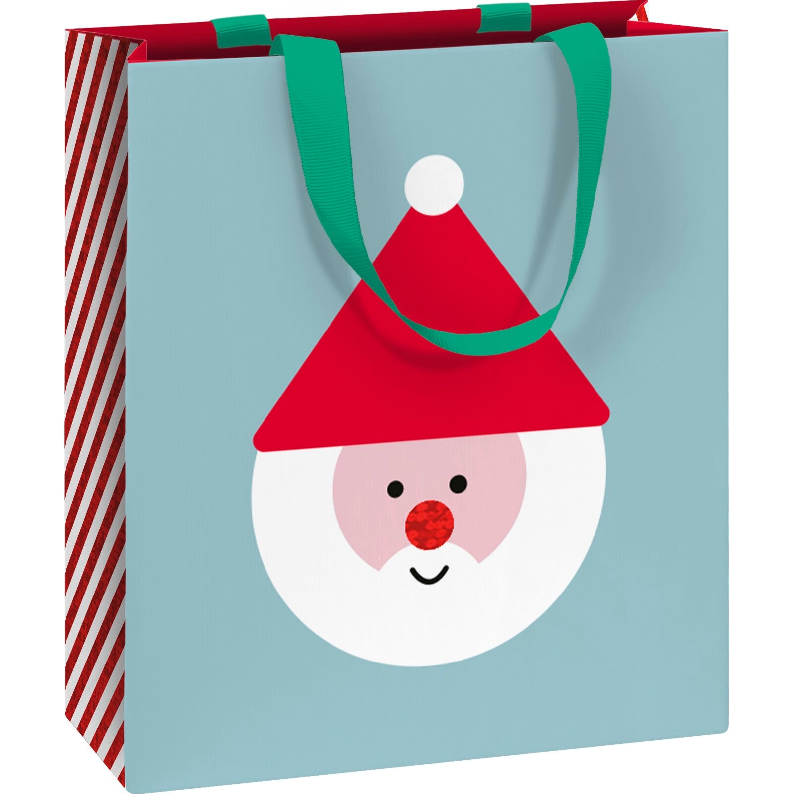 Geometric Santa Small Christmas Gift Bag by penny black