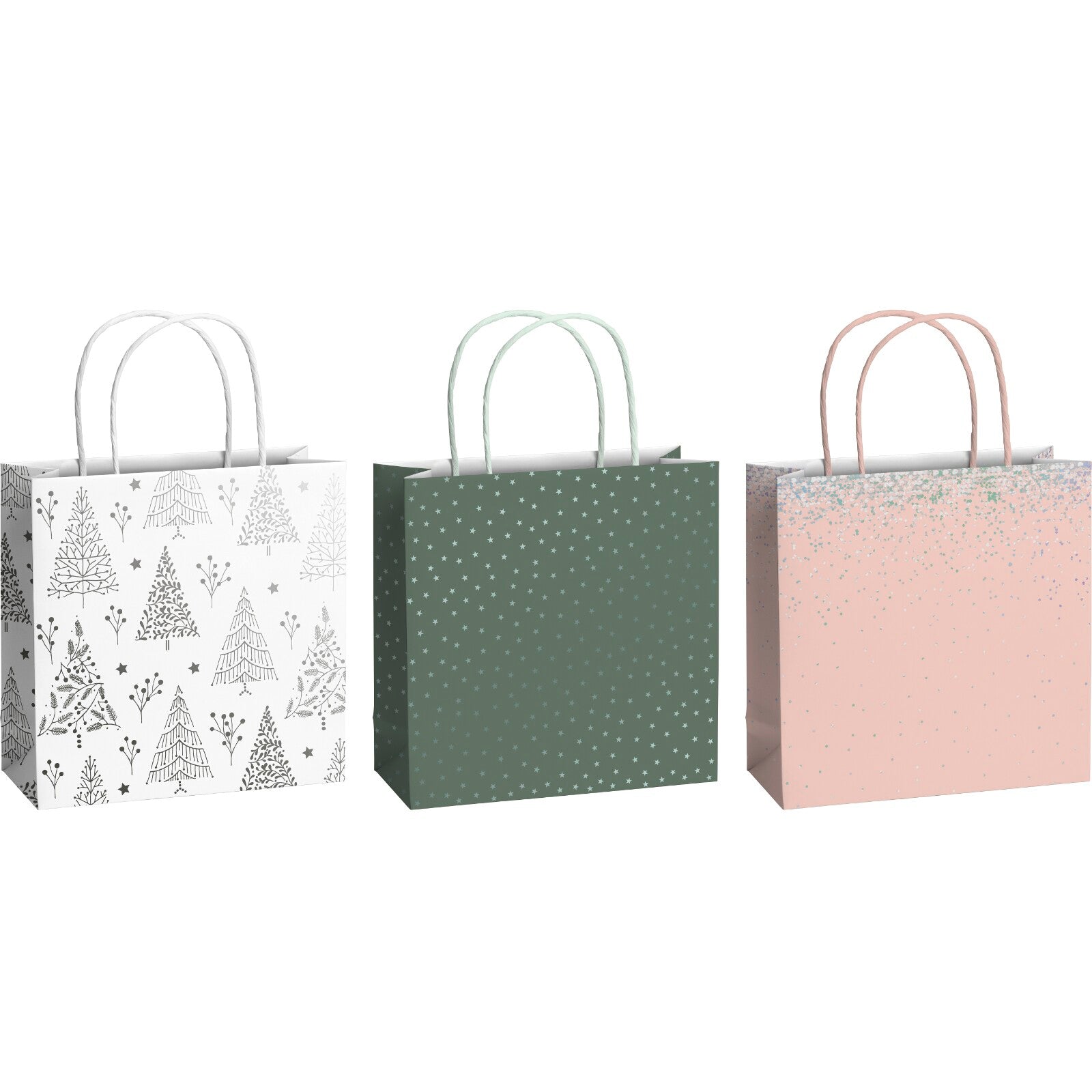 Festive Foils Small Christmas Gift Bags 3 Pk by penny black