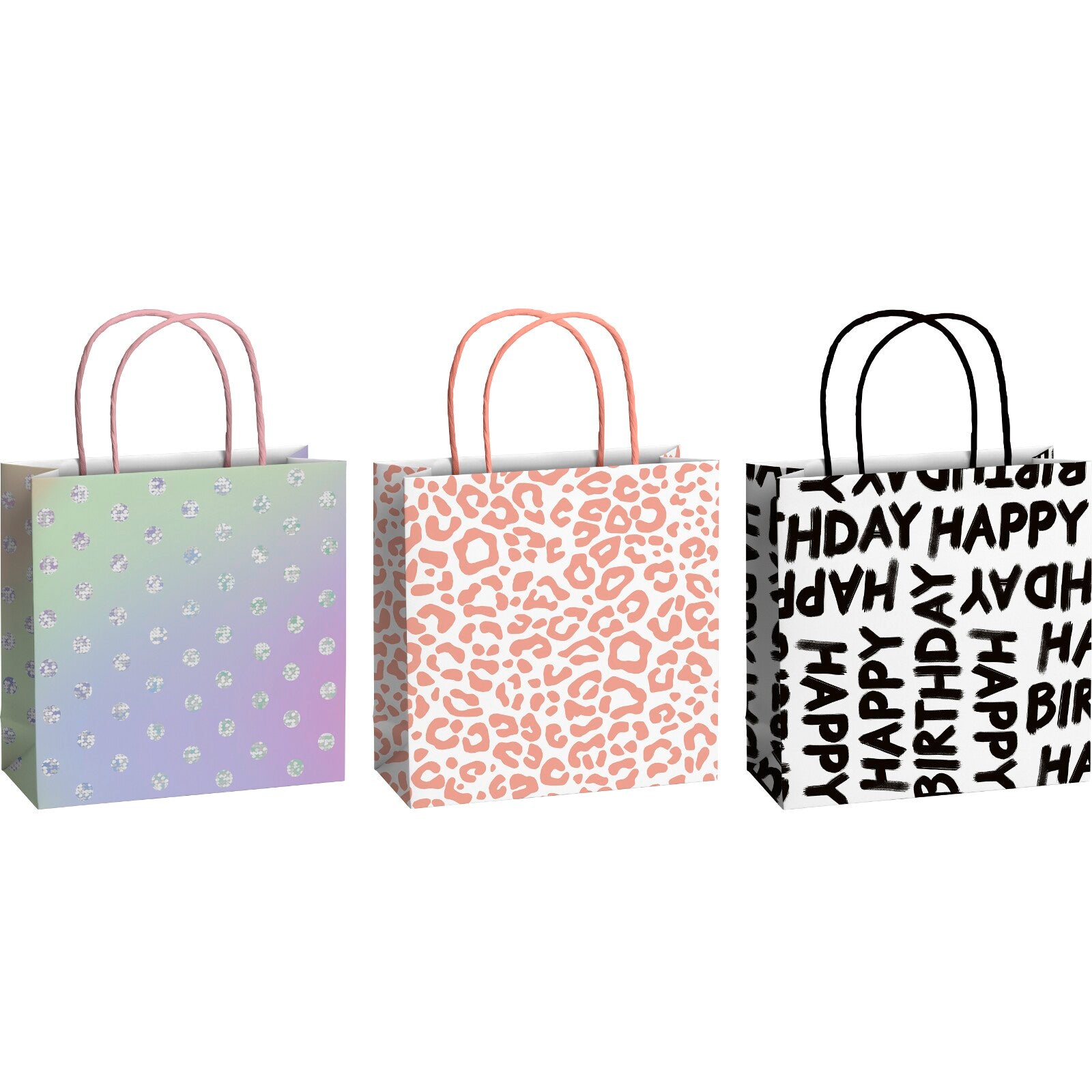Forby Birthday Graffiti Medium Gift Bags 3 Pk by penny black