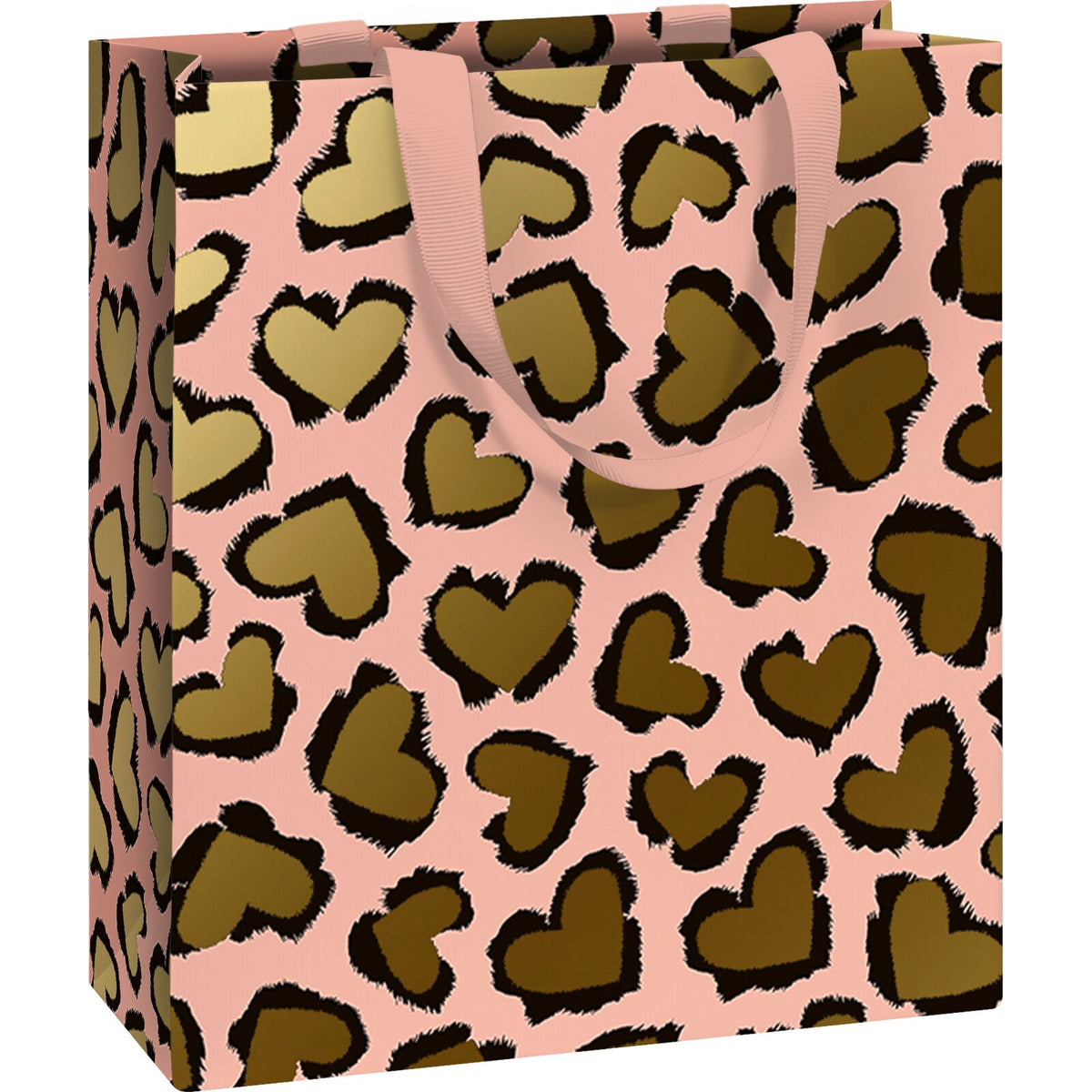 Cassy Leopard Hearts Medium Gift Bag by penny black