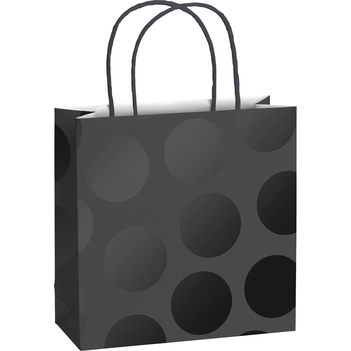 Post Modern Seasonal Small Christmas Gift Bags 3 Pk by penny black - black spots design