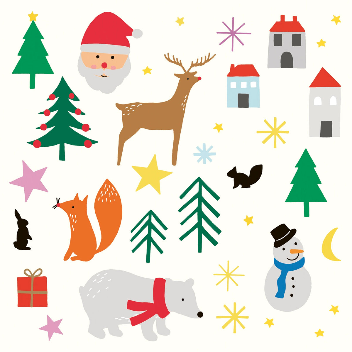 Rob Christmas Paper Napkins 20 Pk by penny black