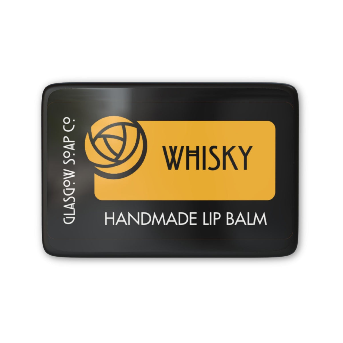 Whisky Lip Balm Tin by glasgow soap company at penny black