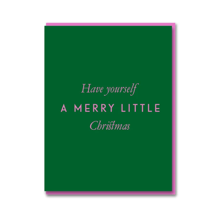 Have Yourself A Merry Little Christmas Letterpress Card By Penny Black