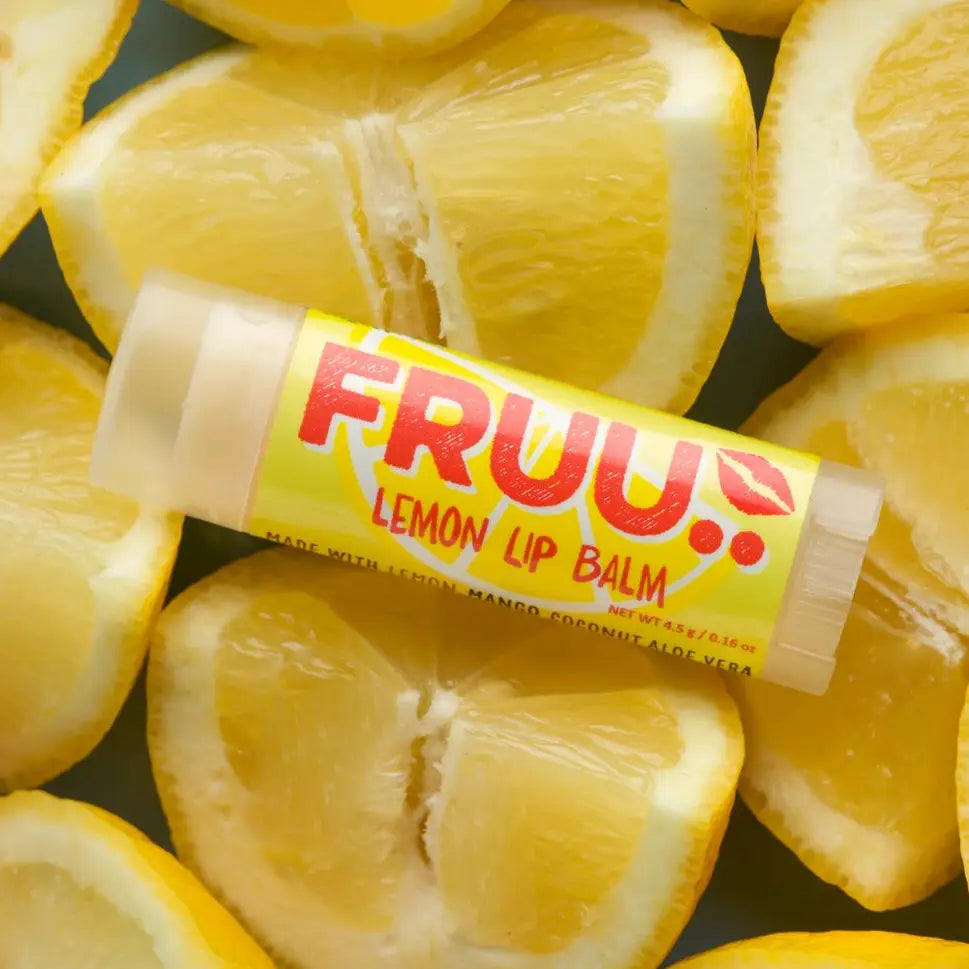 Fruu Vegan Friendly Lemon Lip Balm By Penny Black