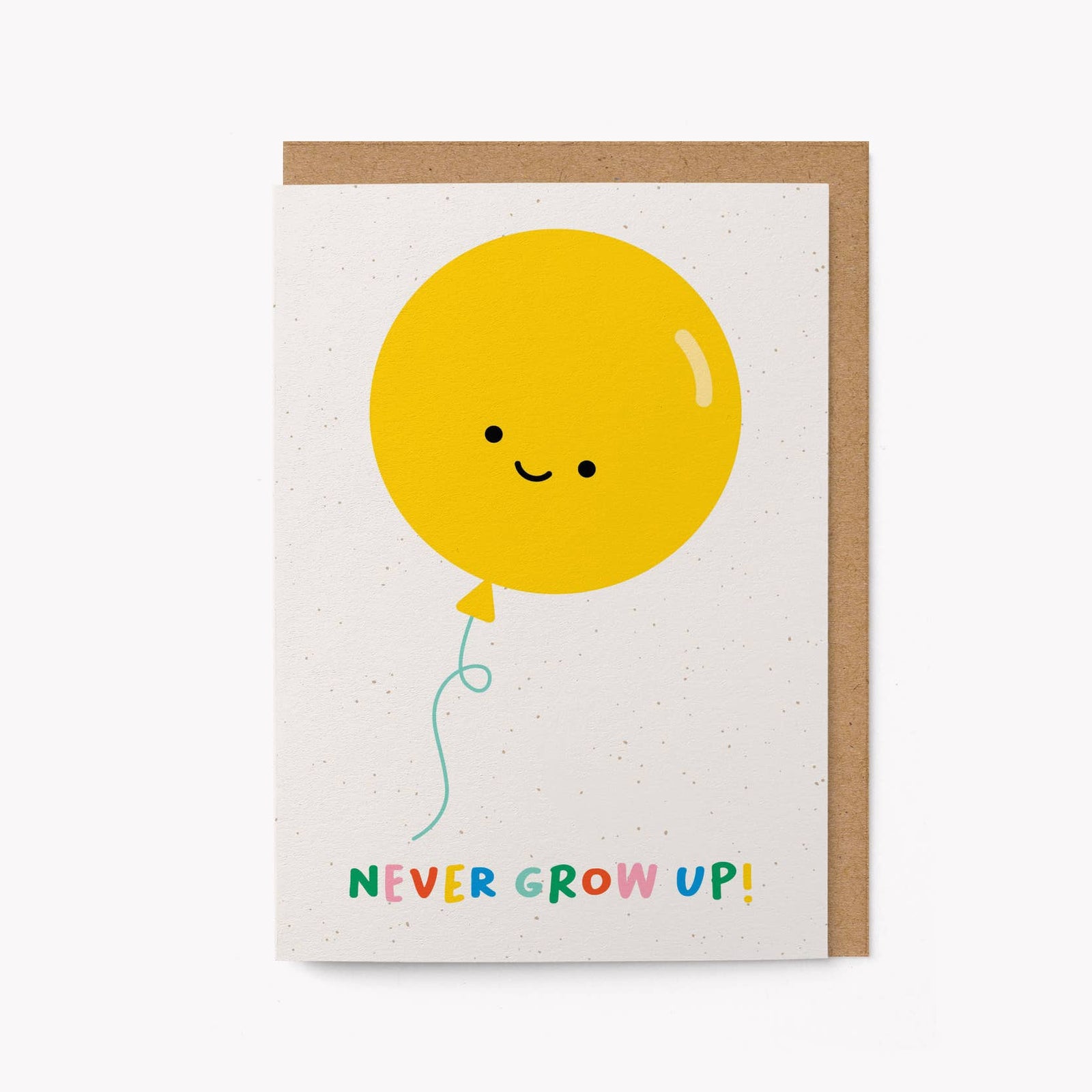 Never Grow Up Balloon Birthday Card by graphic factory at penny black