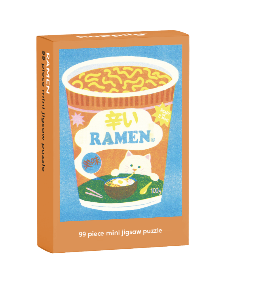 Ramen Pot - 99 Piece Mini Jigsaw Puzzle showing outside packaging by penny black