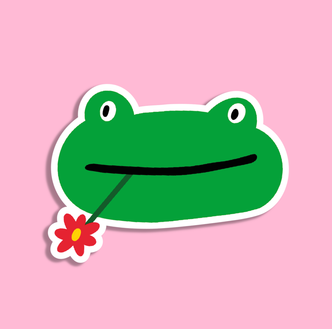 Jolly Frog Face Sticker by penny black