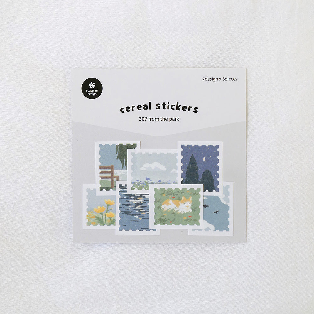 Suatelier Cereal Sticker Set - No 307 From The Park By Penny Black