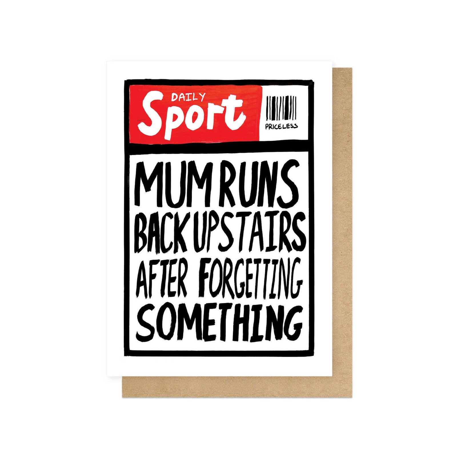 Daily Sport Mum Funny Card by penny black