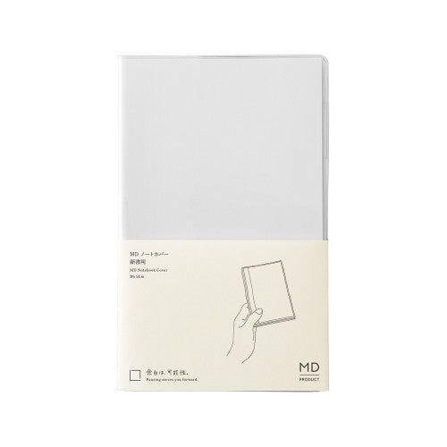 Midori MD Notebook Cover B6 Slim Clear A By Penny Black