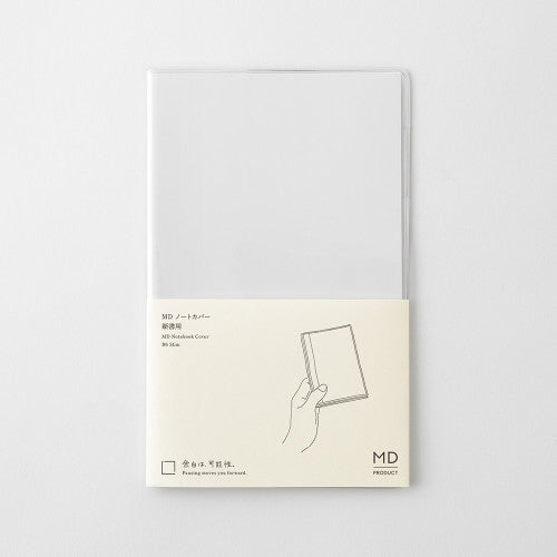 Midori MD Notebook Cover B6 Slim Clear A By Penny Black