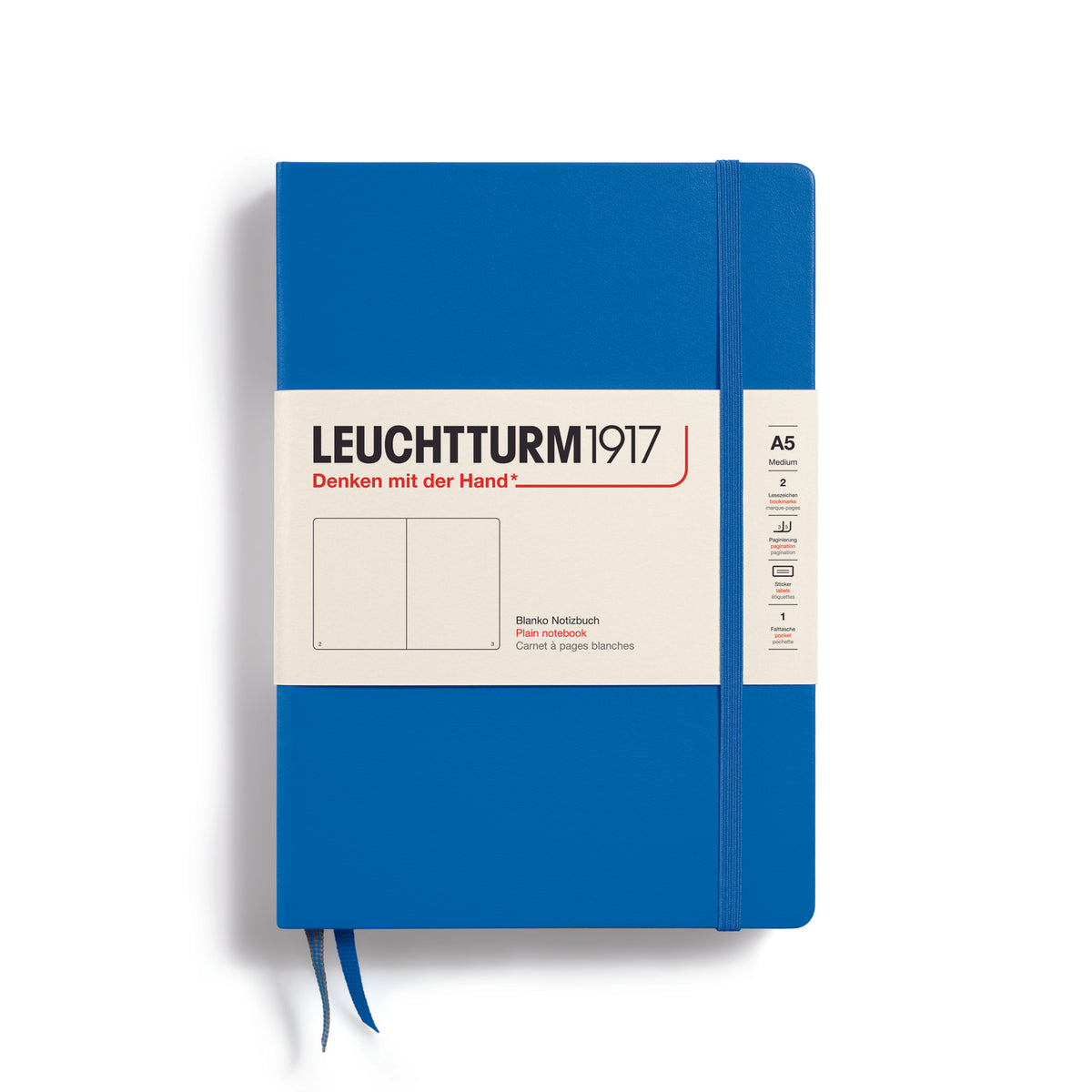 Leuchtturm1917 Notebook A5 Medium Hardcover in Sky