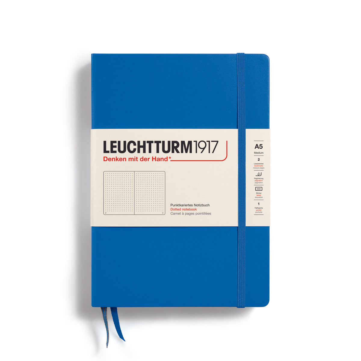Leuchtturm1917 Notebook A5 Medium Hardcover in Sky colour