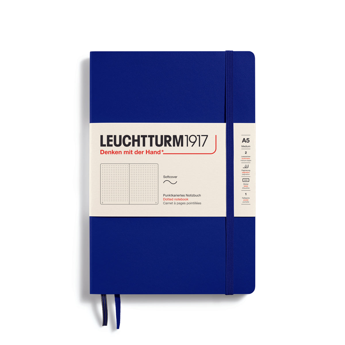 Leuchtturm1917 Notebook A5 Medium Softcover in ink colour