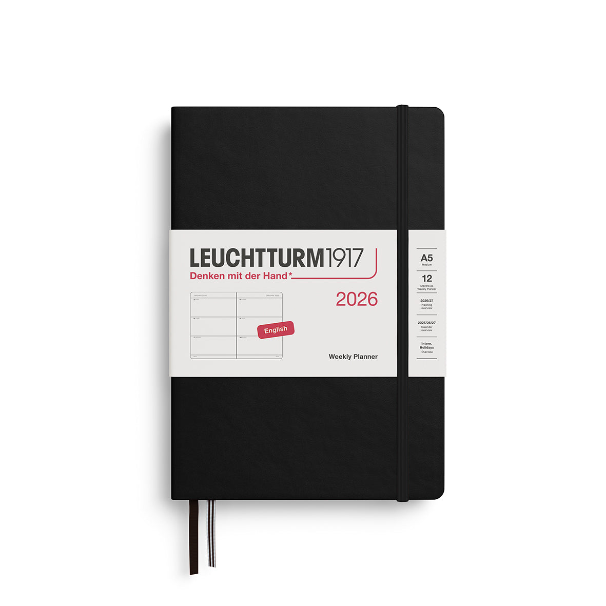 LEUCHTTURM1917 2026 Weekly Planner By Penny Black